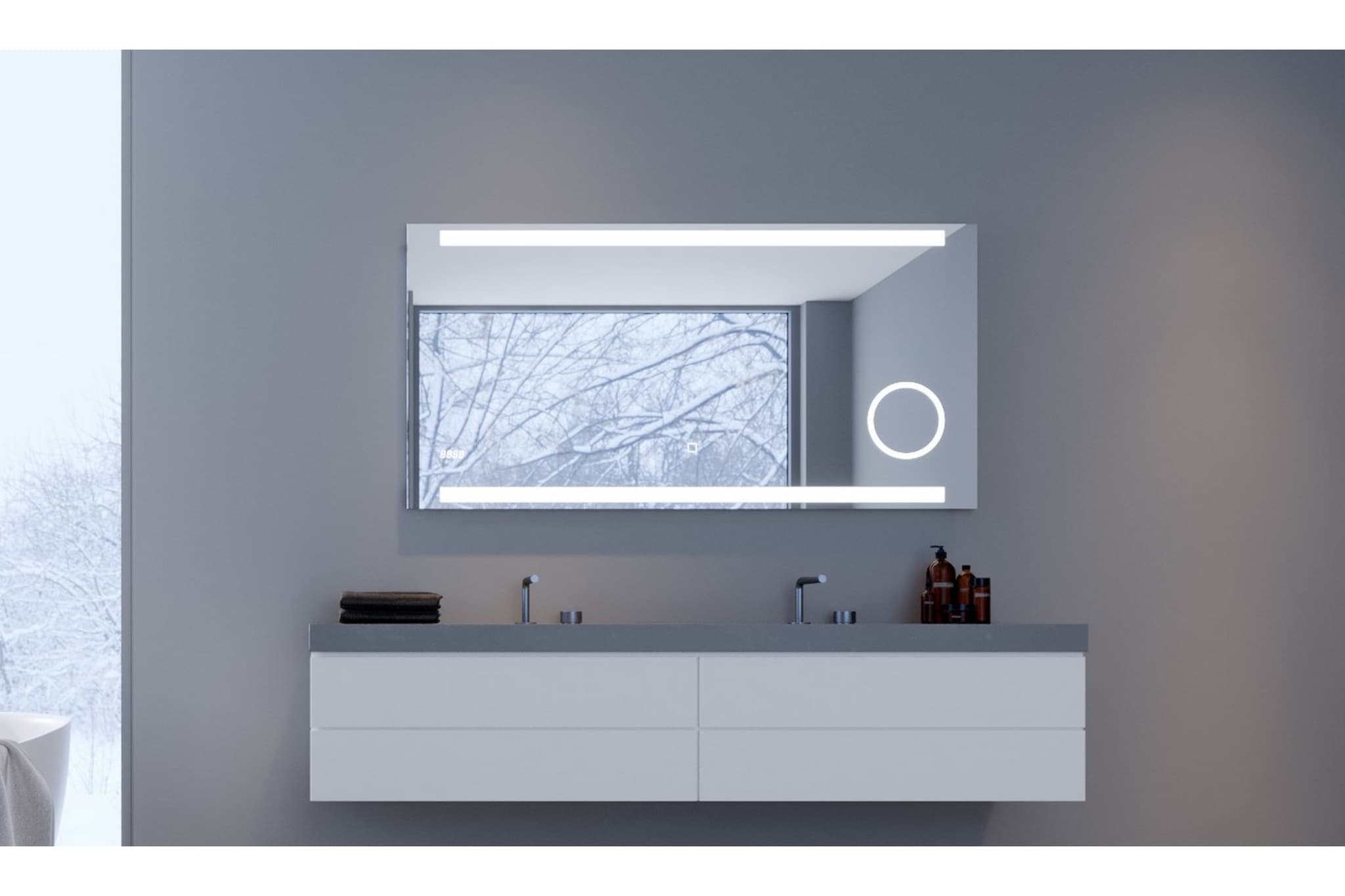 Badkomfort erhöhen mit dem vielseitigen sonni led spiegelschrank
