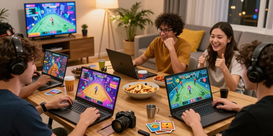 Exciting gaming interaction at https://b52club.radio.fm/ showcasing friends playing B52 CLUB card games in a vibrant atmosphere.