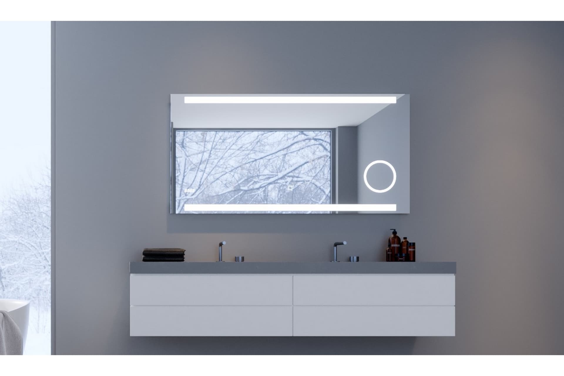 Badkomfort erhöhen mit dem vielseitigen sonni led spiegelschrank