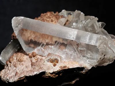 Selenit Kombinationen mit Rosenquarz und Amethyst