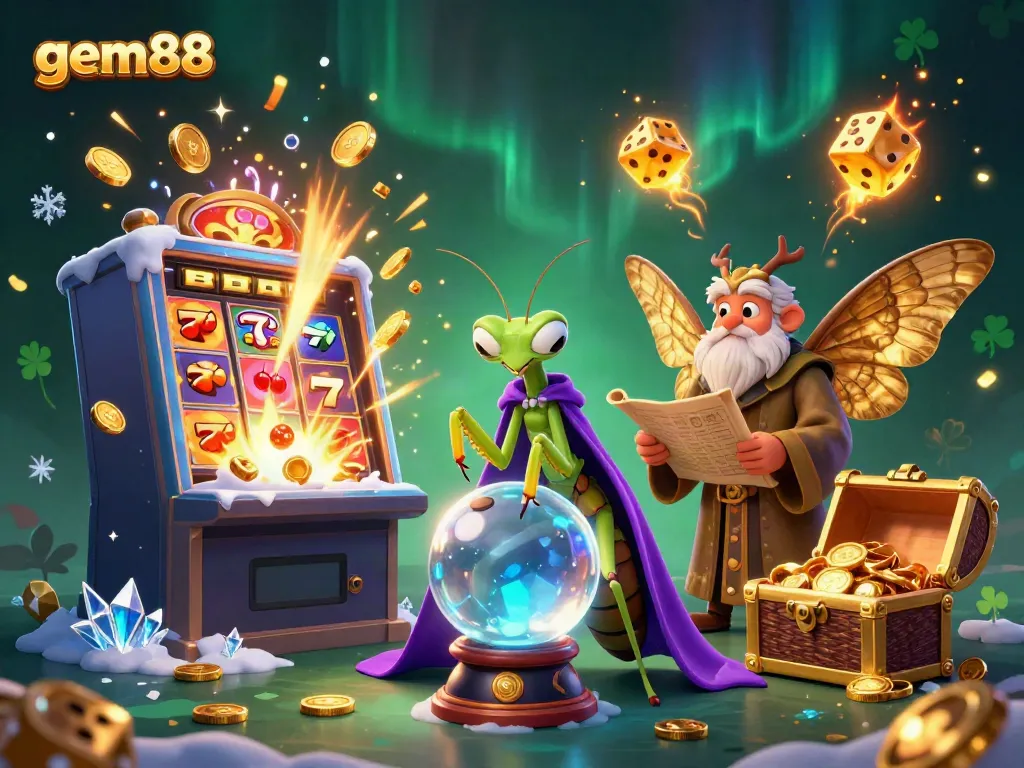 Win big at gem88 with a magical fortune teller and rich casino visuals.
