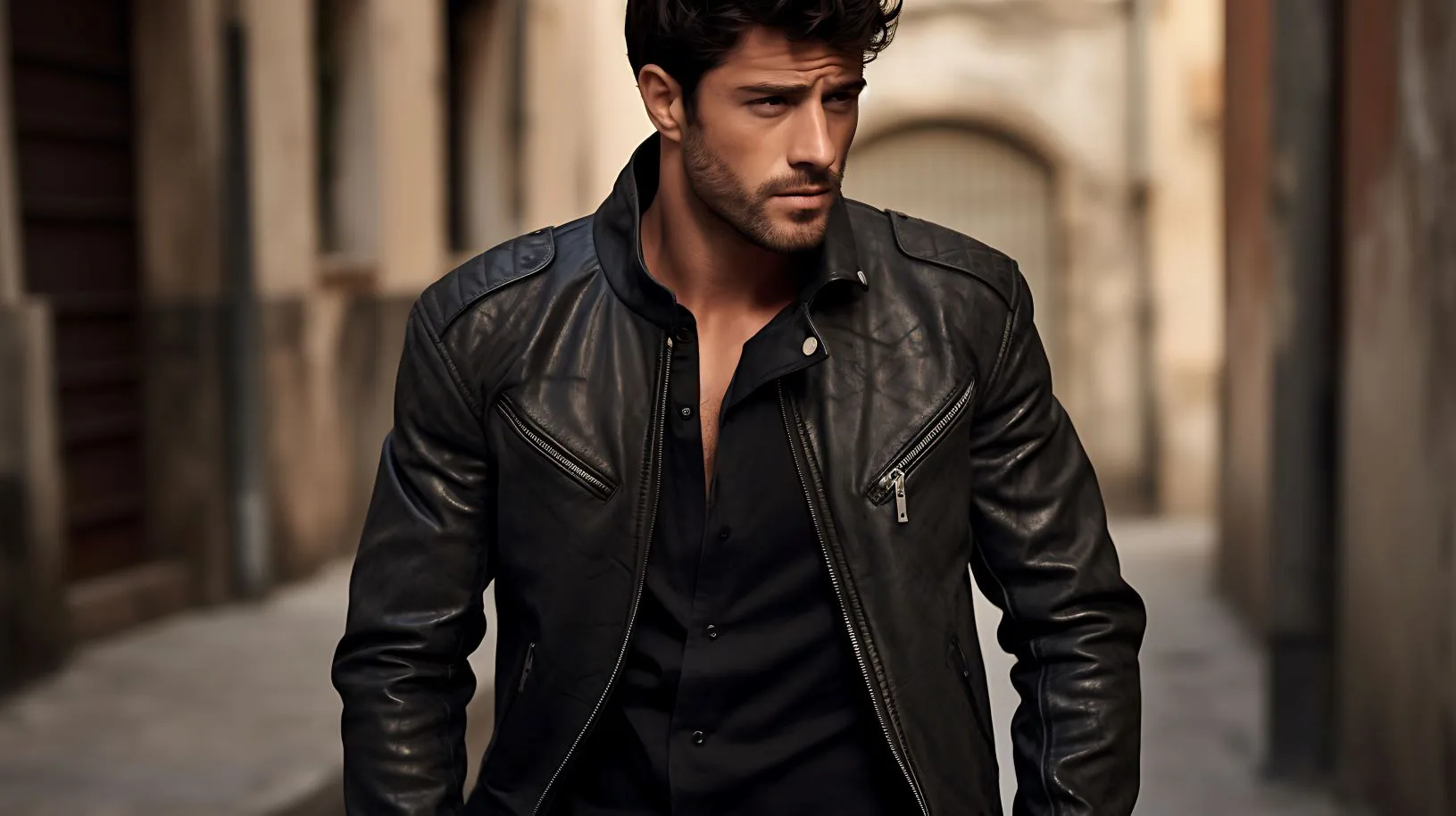 Die besten Outfits mit einer Herren Lederjacke Schwarz für Herbst und Winter