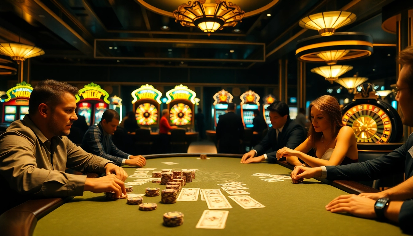 Experience the thrill of tải MMOO in a luxurious casino poker environment with engaging players.