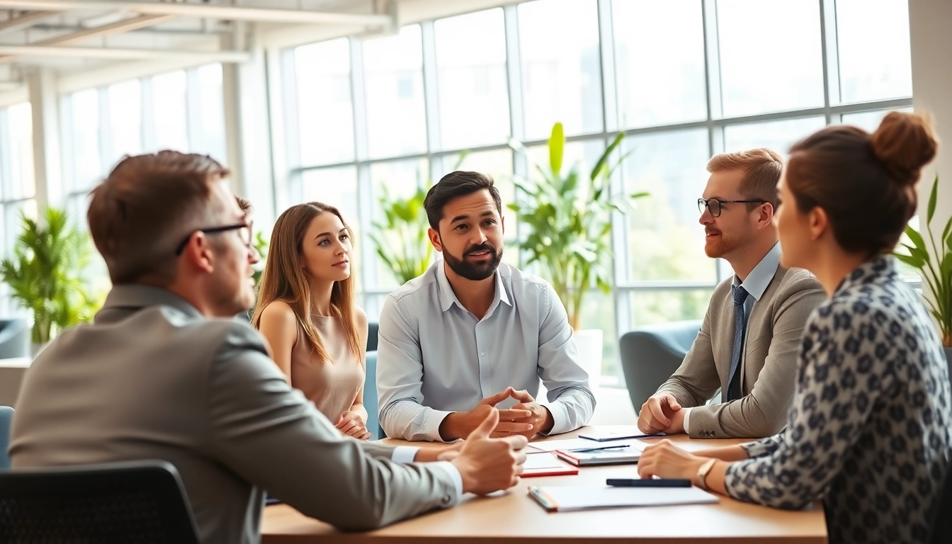 Headhunter Schweiz, professionelle Beratung in einem modernen Büro mit Expertenteam.
