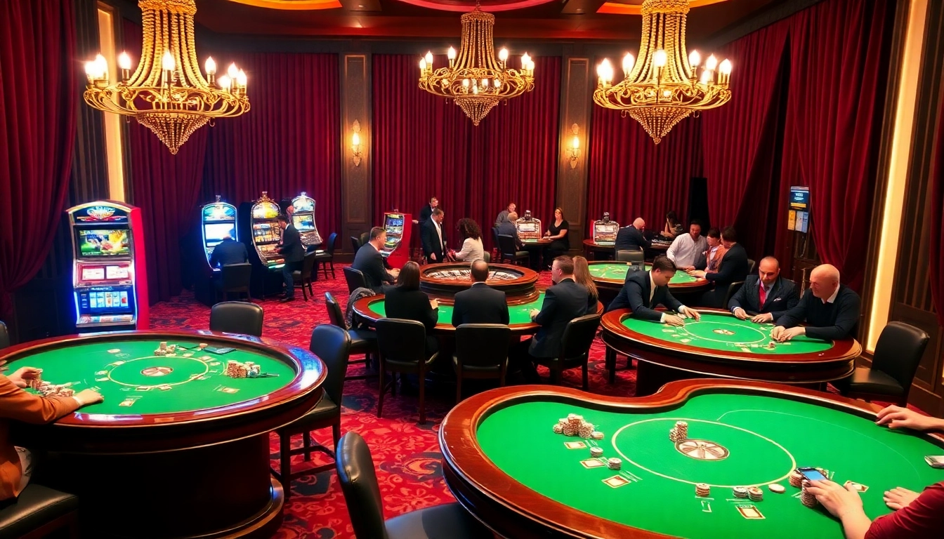 Engaging players at 11jili7.com celebrate their wins at elegant poker and slot tables.